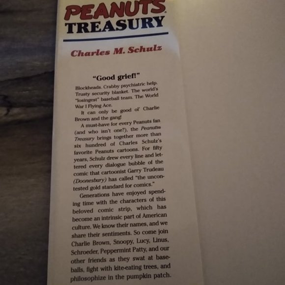 Peanuts Treasury  Hardcover Book - Picture 2 of 6